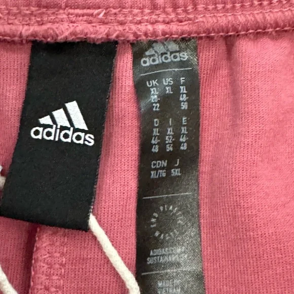 Adidas women’s pink athletic shorts size XL NEW - Picture 5 of 7